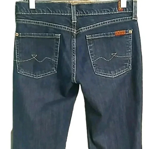 7 For All Mankind Bootcut Dark Wash Jeans - Picture 4 of 4
